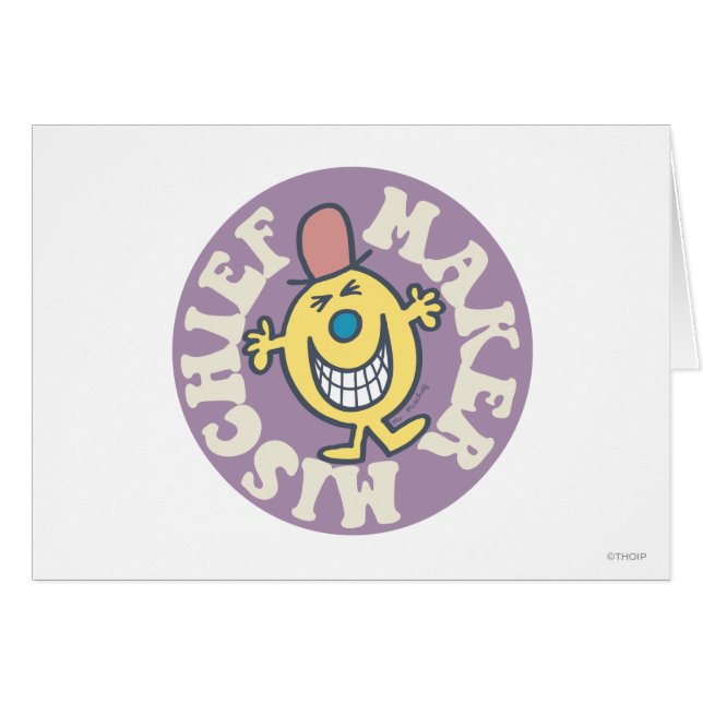 Cartão Sr. Mischefe | Maciço (Frente Horizontal)