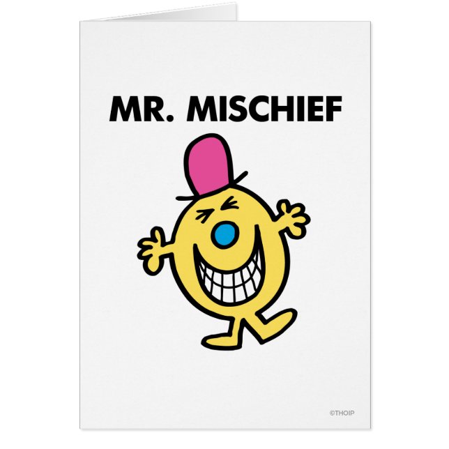 Cartão Sr. Mischefe | Sorriso Gleefully (Frente)