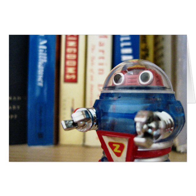 Cartão Sr. Robot (Frente horizontal)