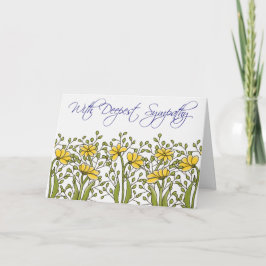 Cartão Sra. Bren Sympathy