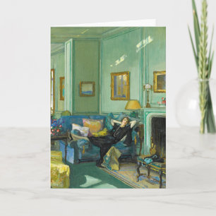 Cartão Sra. Osler Sir John Lavery