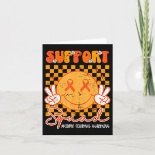 Cartão Sra. Warrior Sra. Support Squad Sclerose Múltipla