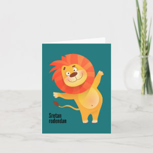 Cartão Sretan rođendan, Feliz Aniversário Croata