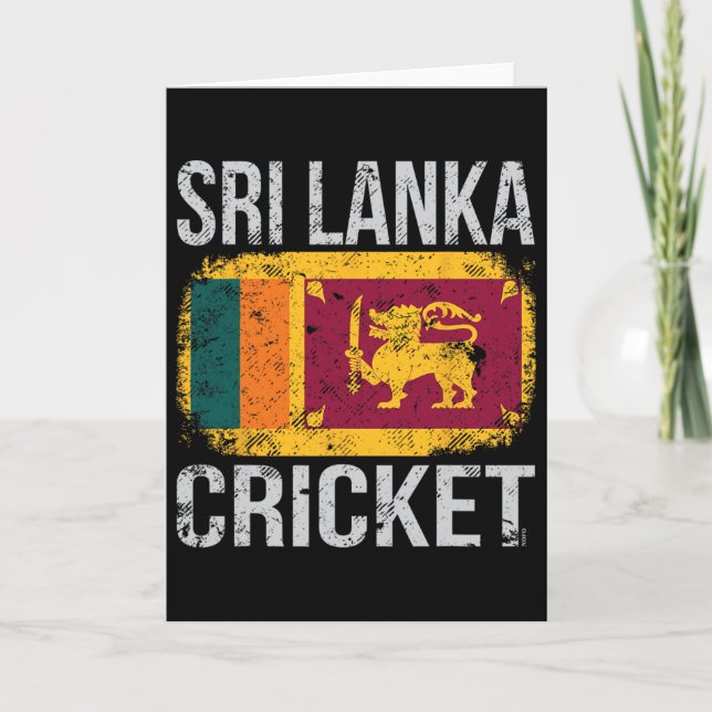 Cartão Sri Lanka Cricket  (Frente)