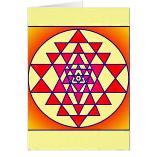 Cartão Sri Yantra