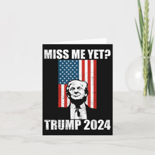 Cartão Srta. Eu Ainda Engraçado Trump 2024