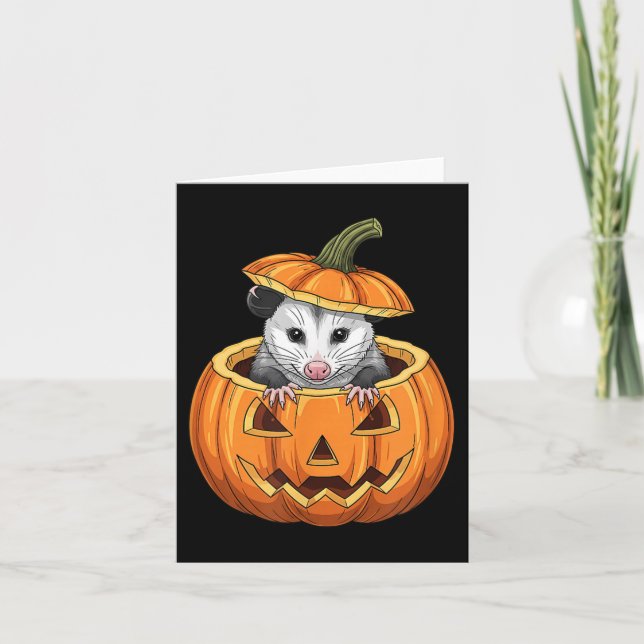 Cartão Ssum Pumpkin - Funny Halloween  (Frente)