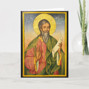 Cartão St. Andrew the Apostle by Yoan From Gabrovo