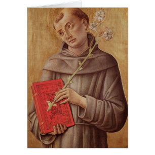 Cartão St Anthony de Pádua