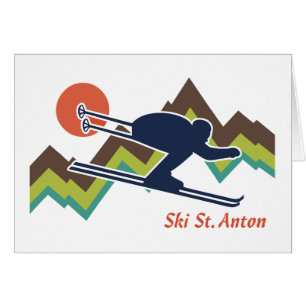 Cartão St. Anton do esqui