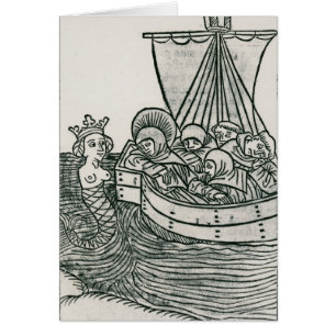 Cartão St. Brendan e a sirene