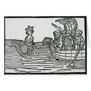 Cartão St. Brendan e a sirene