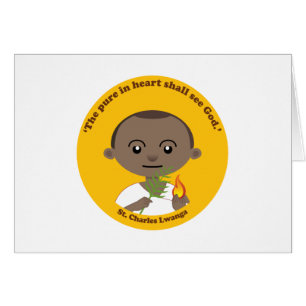 Cartão St Charles Lwanga