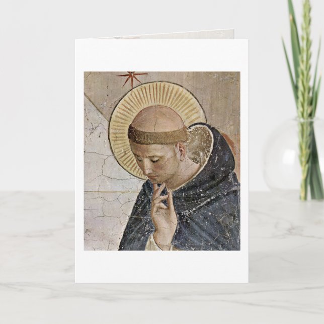 Cartão St Dominic por Fra Angelico (Frente)