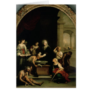 Cartão St. Elizabeth de Hungria