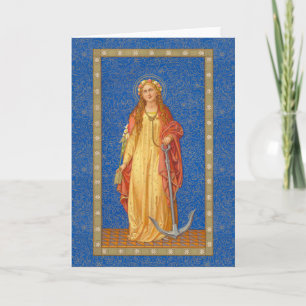 Cartão St. Filomena com Âncora (SNV 051)