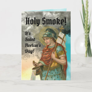Cartão St. Florian com Balde (Fumaça; M 019)