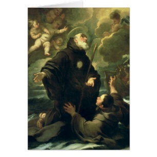 Cartão St Francis de Paola, 1416-1507)