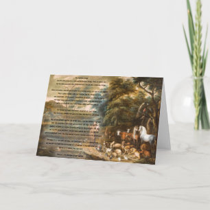 Cartão St. Francis of Assisi & The Rainbow Bridge