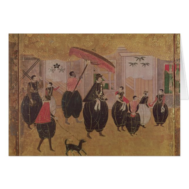 Cartão St Francis Xavier e seu séquito (Frente Horizontal)