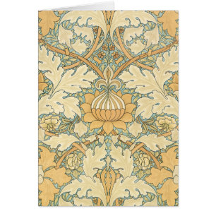 Cartão St. James por William Morris, Folhas de Acanto