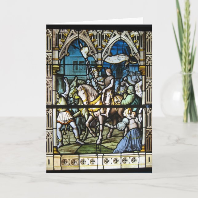 Cartão St. Joana em Orleans (Frente)