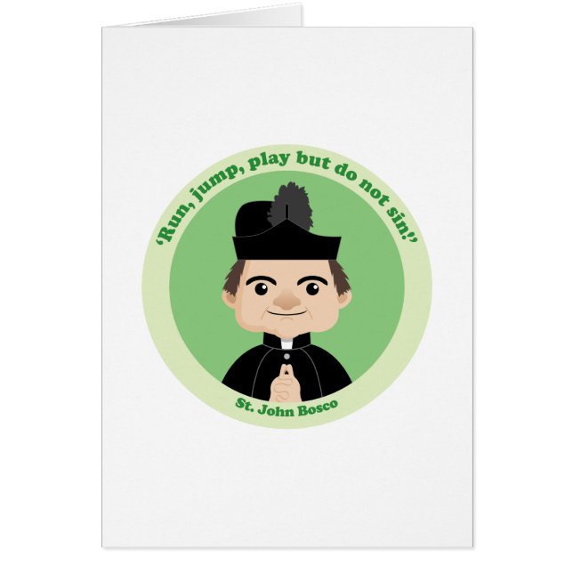 Cartão St John Bosco (Frente)