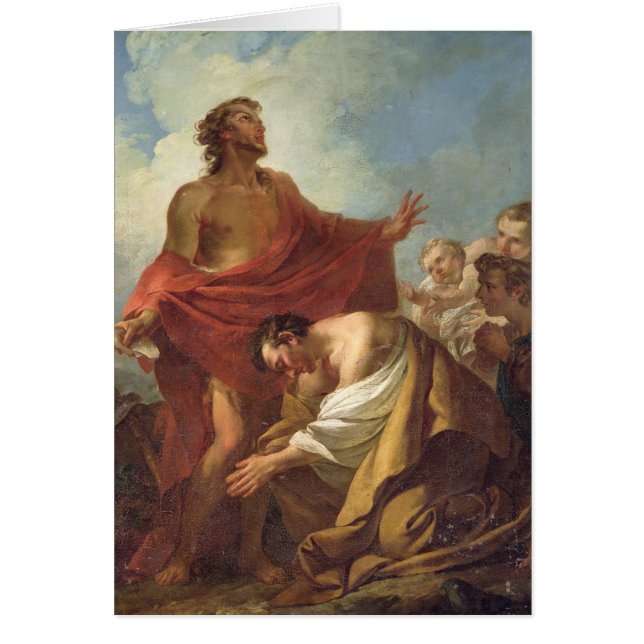 Cartão St John o baptista (Frente)