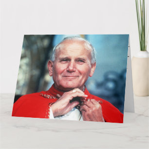 Cartão St. John Paul II, Prayer Card
