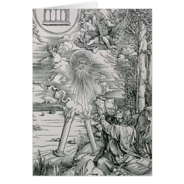 Cartão St John que devora o livro (Frente)