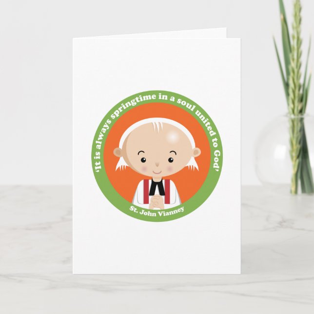 Cartão St John Vianney (Frente)