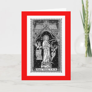 Cartão St. José, Padroeiro da Igreja (DT 01)