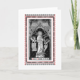 Cartão St. José, Padroeiro da Igreja (DT 01)