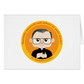 Cartão St. Josemaria Escriva
