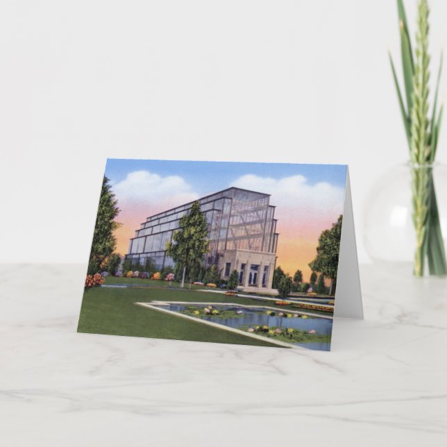 Cartão St Louis Missouri a caixa de jóia Forest Park (Frente)