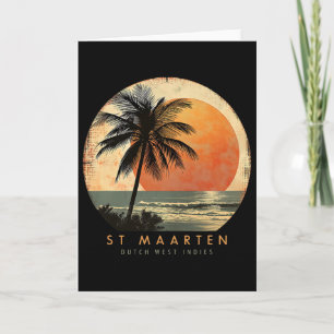Cartão St. Maarten Smx Praia Surfe Viagem St. Martin Va