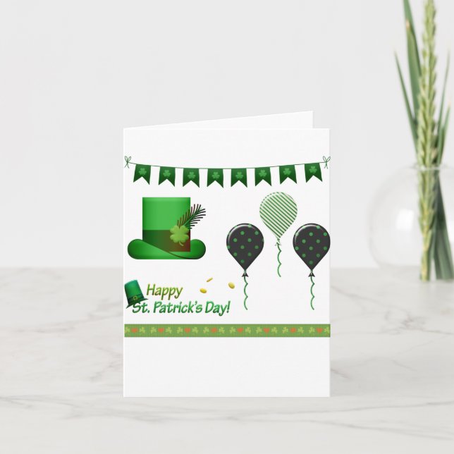 Cartão St Patrick's Day (Frente)