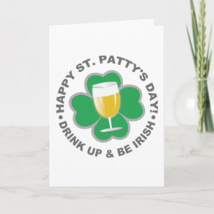 Cartão St. Patrick's Day custom greeting card