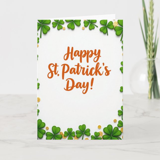 Cartão St Patricks Day For Husband Card (Frente)