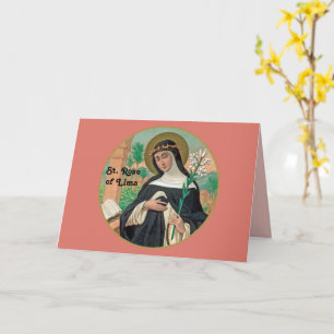 Cartão St. Rosa de Lima (Detalhe; K 48)