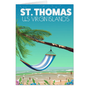Cartão St Thomas E.U. Virgin Islands.