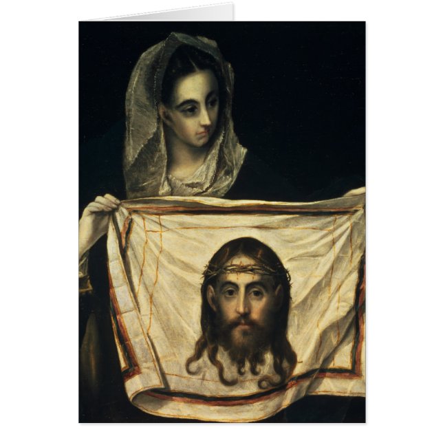 Cartão St.Veronica com a saia santamente (Frente)