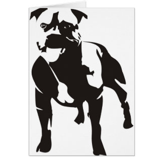 Cartão Staffy