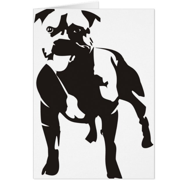 Cartão Staffy (Frente)
