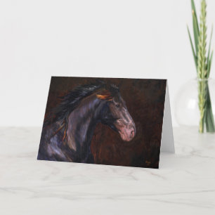 Cartão Stallion Greeting Card