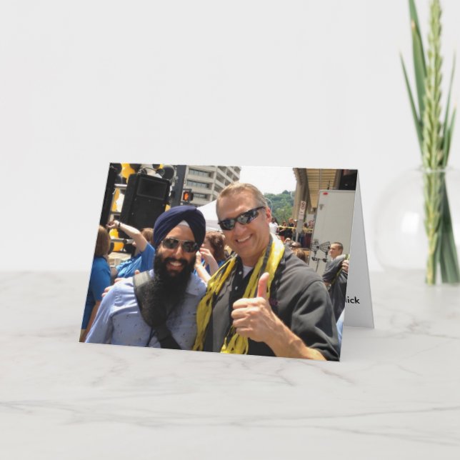 Cartão Stanley Saudações (Frente)