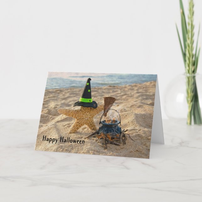 Cartão Starfish das Halloween (Frente)