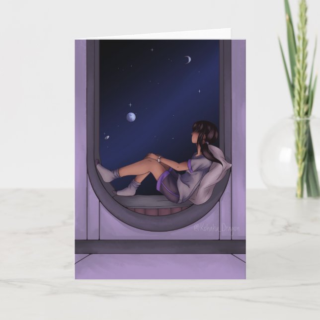 Cartão Stargazing (Frente)