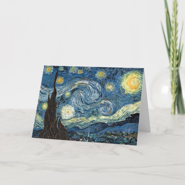 Cartão Starry Night (Frente)