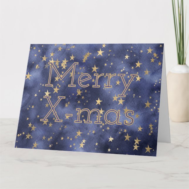 Cartão Starry Night (Frente)